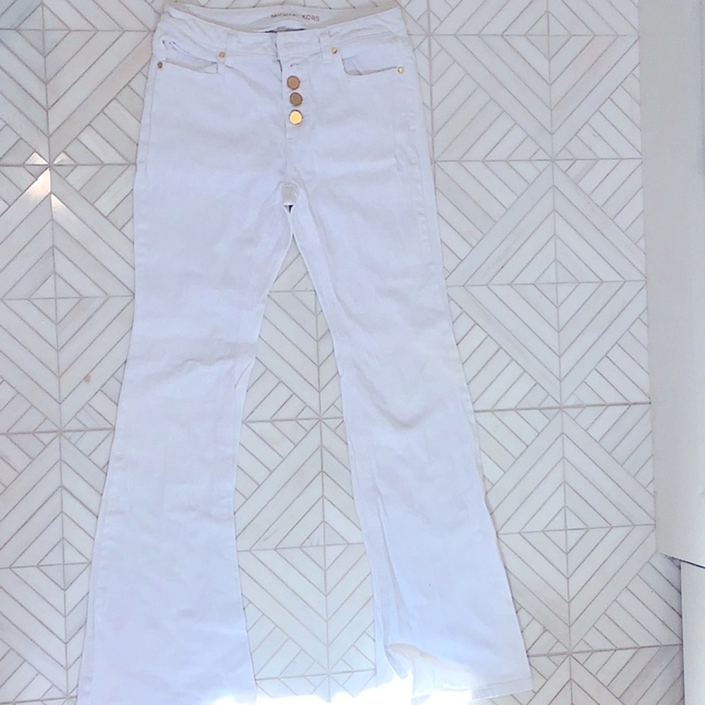 Michael kors white jeans size 4